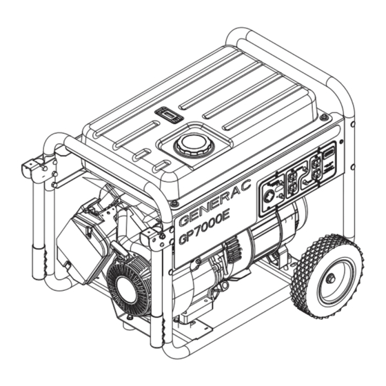 Generac GP Serie Manuel Du Propriétaire