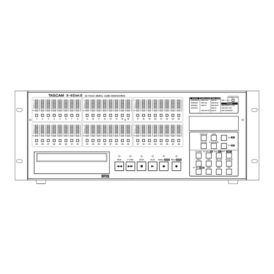 Tascam X-48MKII Mode D'emploi