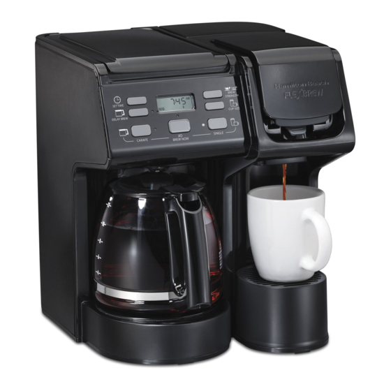 Hamilton Beach FlexBrew TRIO 49904 Mode D'emploi