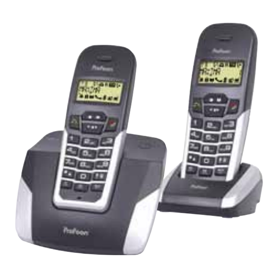 Profoon DECT Serie Mode D'emploi