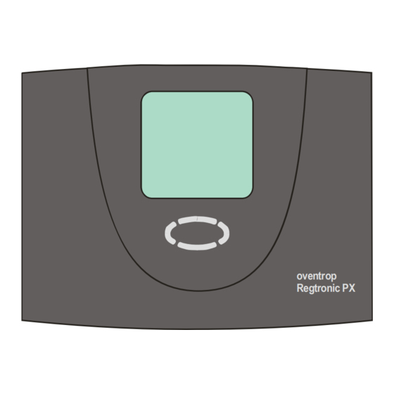 oventrop REGTRONIC PX Mode D'emploi