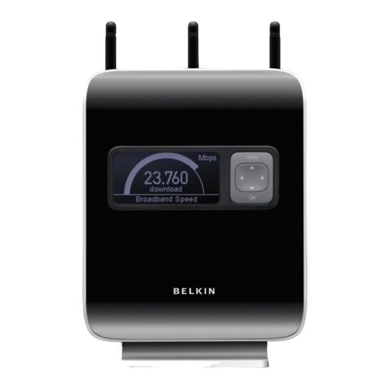 Belkin N1 VISION Mode D'emploi