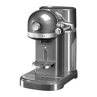 KitchenAid Nespresso My Machine 5KES0503EMS/5 Manuel D'utilisation