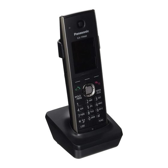 Panasonic KX-TGP600 Manuel D'utilisation