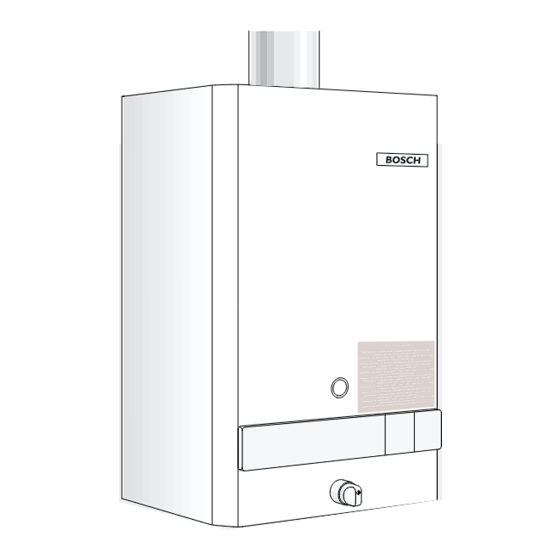 Bosch WR430-3K Manuel D'installation