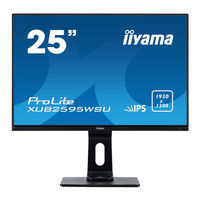 Iiyama ProLite XU2595WSU Mode D'emploi