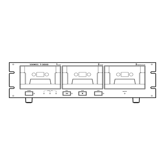 TEAC PROFESSIONAL TASCAM T-3000 Manuel De L'utilisateur