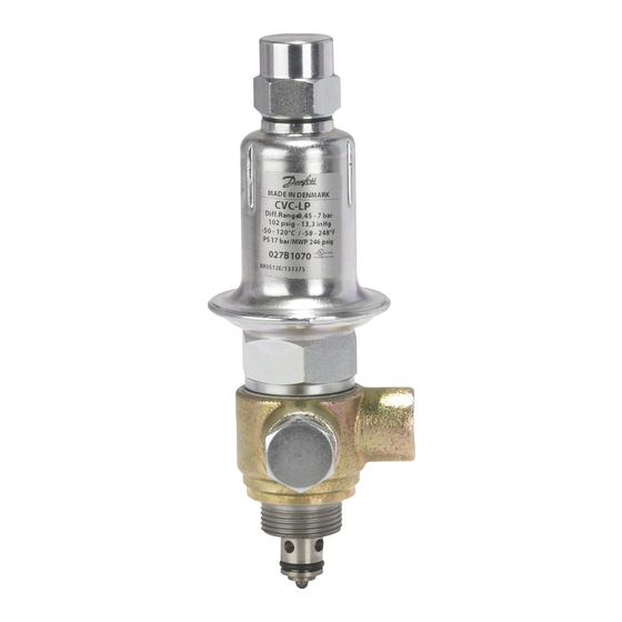 Danfoss CVC Guide D'installation