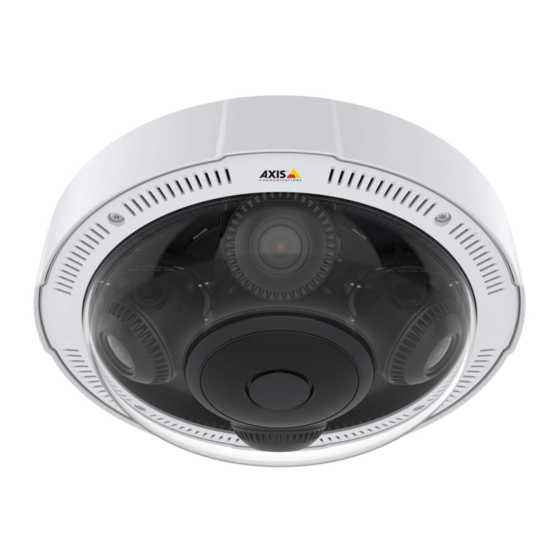 Axis P3719-PLE Manuel D'utilisation