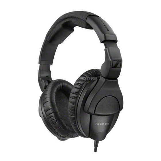 Sennheiser HD 280 Notice D'emploi