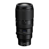 Nikon NIKKOR Z 100-400mm f/4.5-5.6 VR S Guide De Référence