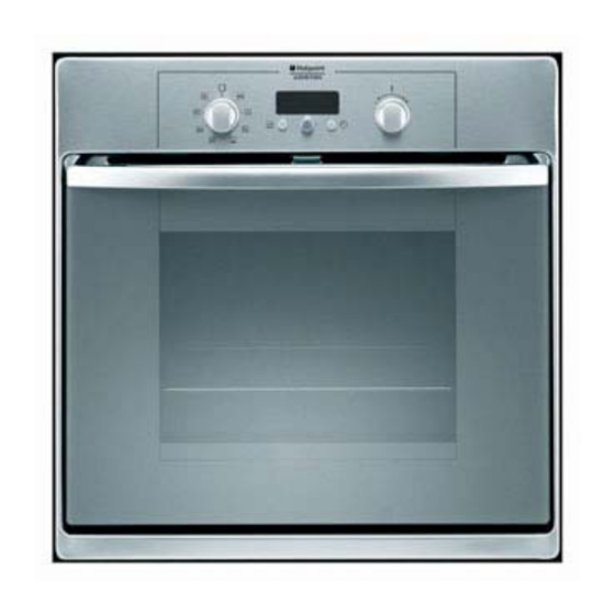 Hotpoint Ariston FB 89 GP.1/HA Mode D'emploi