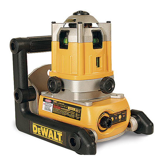 DeWalt DW071 Guide D'utilisation