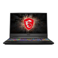 MSI GE65 9SE-059FR Manuel D'utilisation