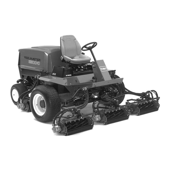Toro REELMASTER 6500-D Notice D'utilisation