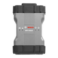 Bosch MTS 6516 VCI Mode D'emploi