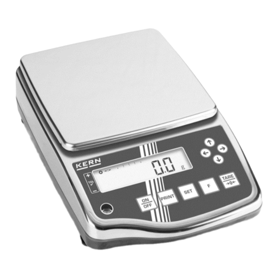 KERN PWS 3000-1 Notice D'utilisation