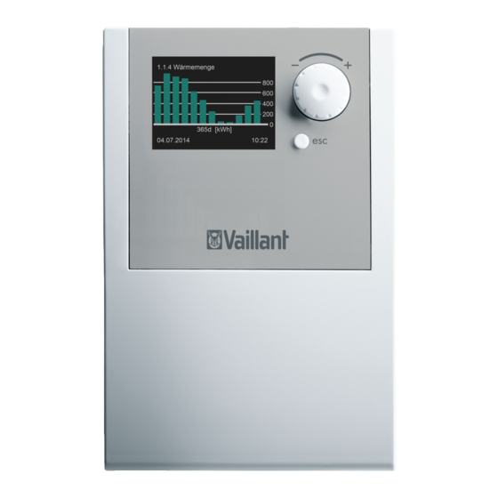 Vaillant auroMATIC VRS 570 Notice D'installation Et De Maintenance