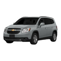 Chevrolet Orlando Guide De L'utilisateur