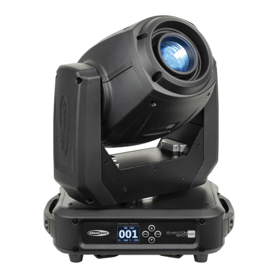 SHOWTEC Phantom 100 Spot 40077 Manuel D'utilisateur