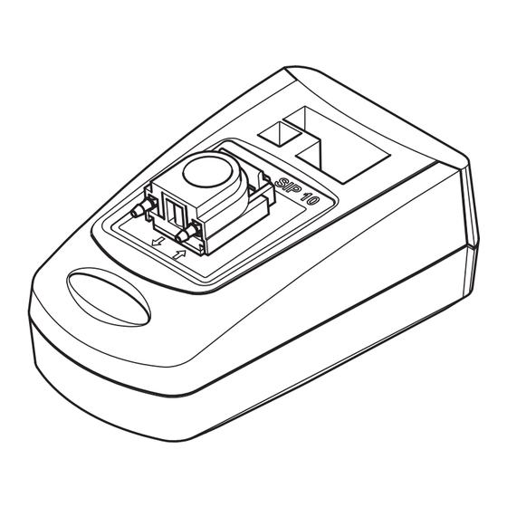 Hach Lange SIP 10 Manuel D'utilisation