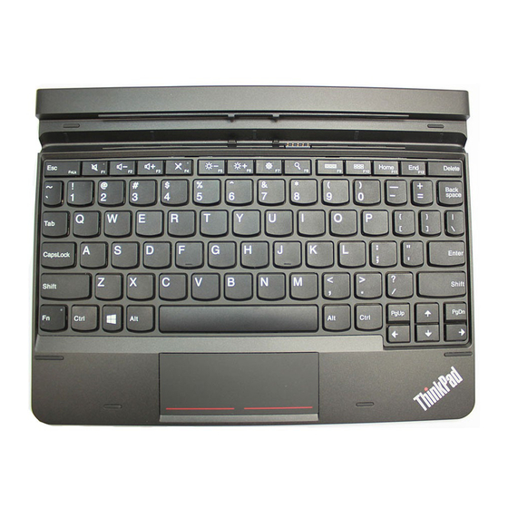 Lenovo ThinkPad 10 Ultrabook Keyboard Guide D'utilisation