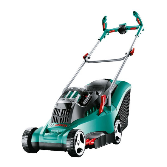 Bosch Rotak 34 LI Notice Originale