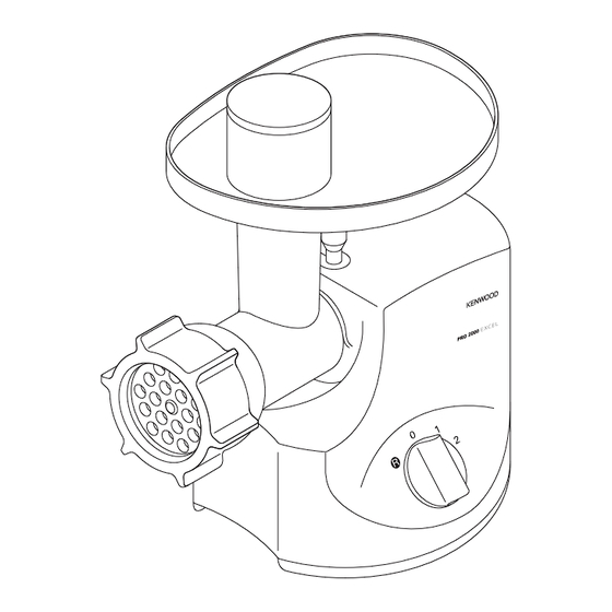 Kenwood MG700 Série Mode D'emploi