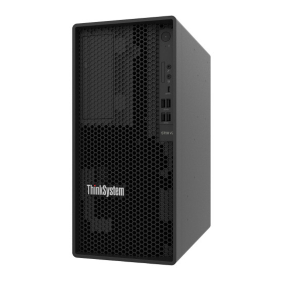 Lenovo ThinkSystem ST50 V2 Guide De Configuration