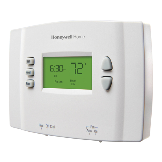 Honeywell RTH2300 Manuel D'utilisation