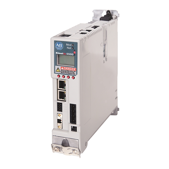 Rockwell Automation Allen-Bradley Kinetix 5500 Notice D'installation