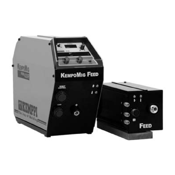 Kemppi KempoMig Feed 420R Manuel D'utilisation