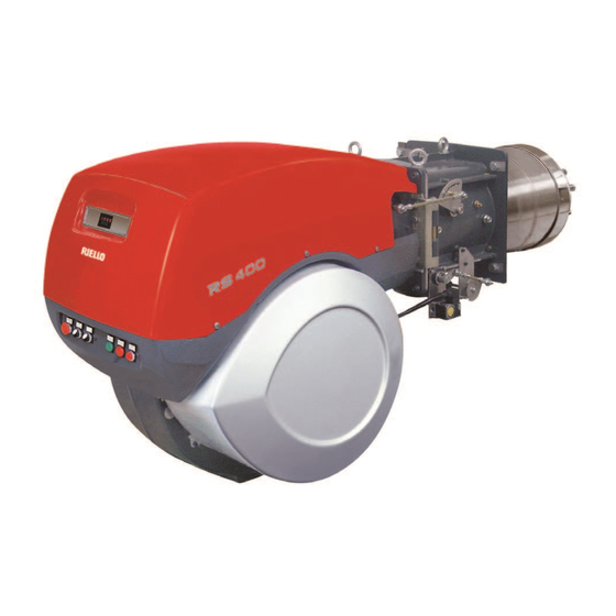 Riello RS 300/EV FGR Instructions Pour Installation, Utilisation Et Entretien