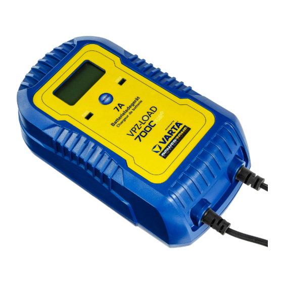 Varta POWERZONE VPZ-LOAD PLUS Série Mode D'emploi