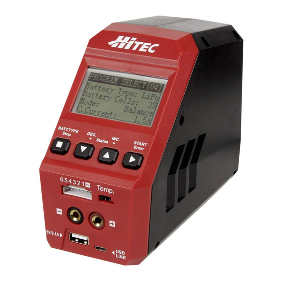 HITEC X1RED Manuels