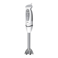 Braun Multiquick 5 MR 570 Patisserie Mode D'emploi