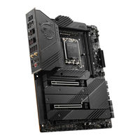 Msi MEG Z690 UNIFY-X Manuel D'utilisation