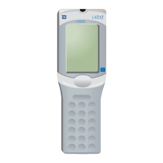 Abbott i-STAT 1 Notice Technique