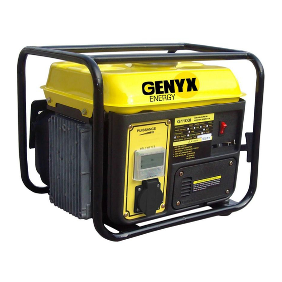 GENYX ENERGY G1100I Manuel D'utilisation