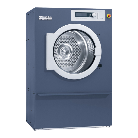 Miele professional PT 8257 Mode D'emploi