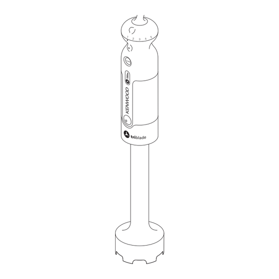 Kenwood triblade HB720 Série Instructions