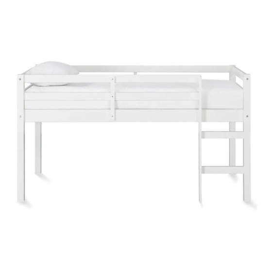 DOREL Living TWIN LOFT BED DA8377 Manuels