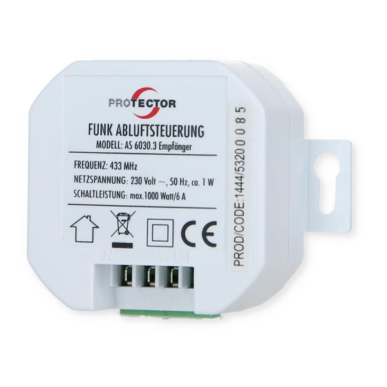 Protector AS-6030.3 Mode D'emploi
