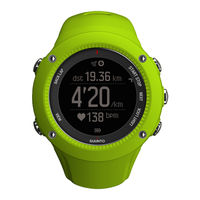 Suunto AMBIT3 RUN 1.5 Guide D'utilisation