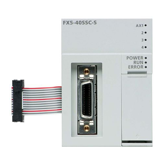 Mitsubishi Electric MELSEC iQ-F FX 5 Serie Guide D'installation