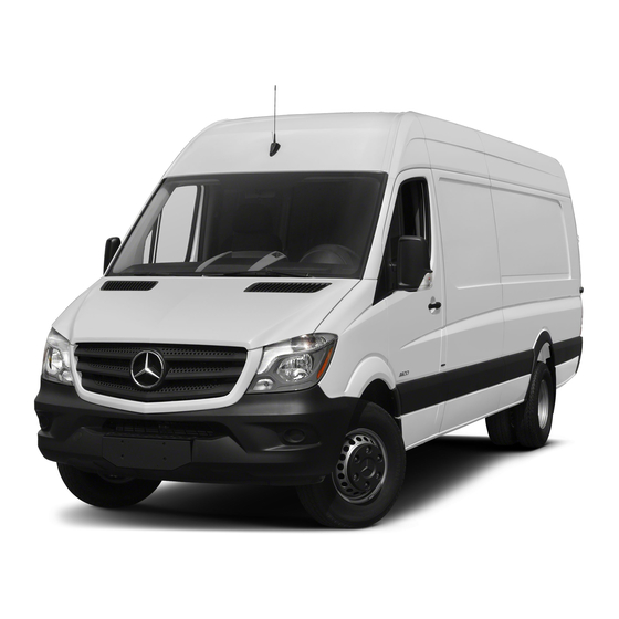 Mercedes-Benz Sprinter 2500 Notice D'utilisation