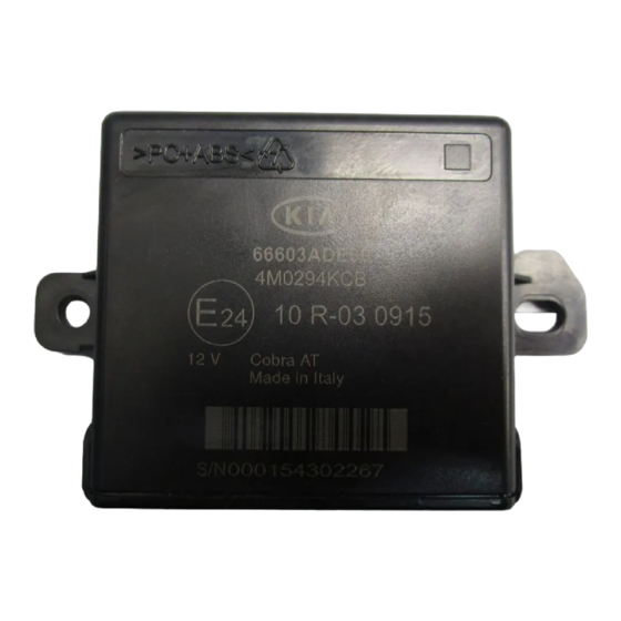 Kia 66603ADE00 Mode D'emploi