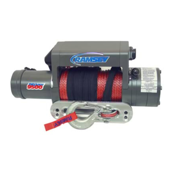 RAMSEY WINCH PATRIOT PROFILE 6000 Guide De L'utilisateur