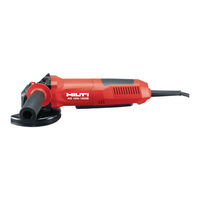 Hilti AG 125-15DB Mode D'emploi Original