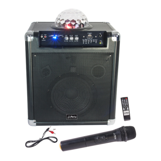 Party Light & Sound PARTY-KUBE300VHF Manuels